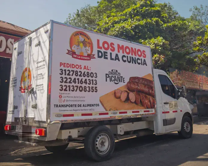 Camión de Transporte de Alimentos Refrigerado